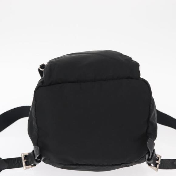 PRADA Backpack Nylon Black Silver Auth 154530 main image 7